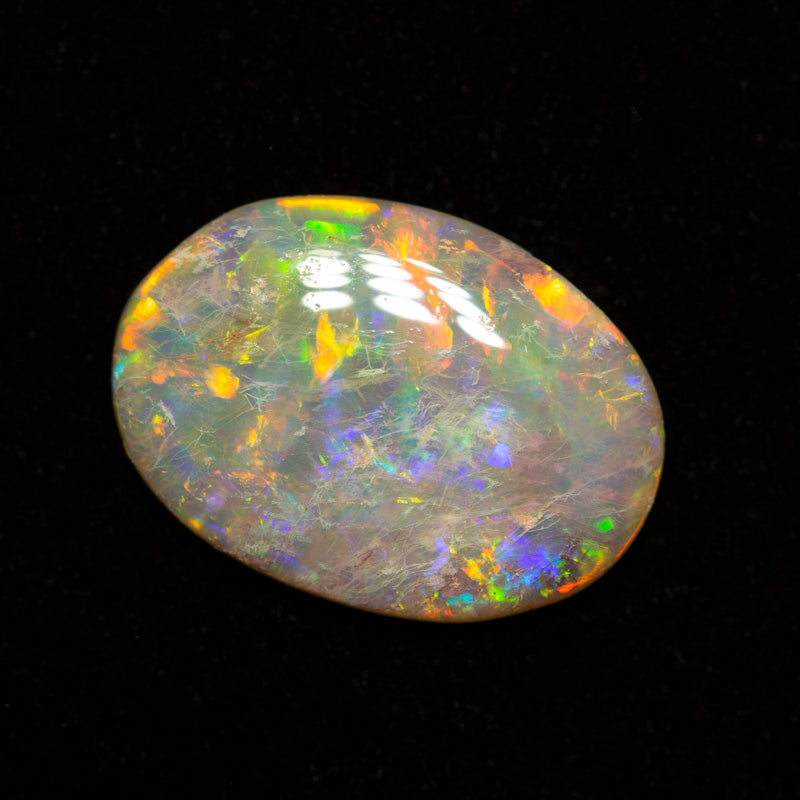 1.69 ct dark opal 12.9x9.2x2.3mm