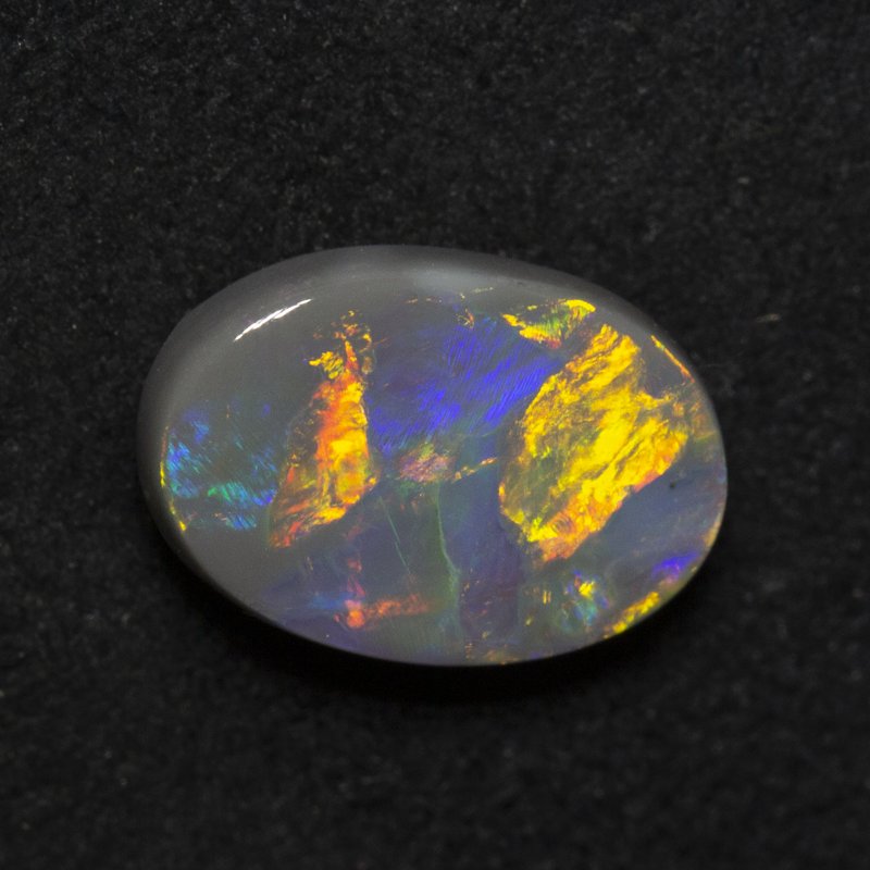 1.72 ct dark opal 10.1x7x3.7mm