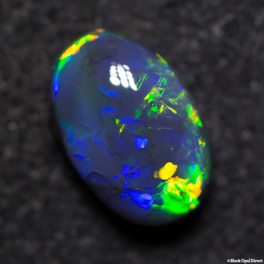 1.72 ct black opal 9x6x4.5mm