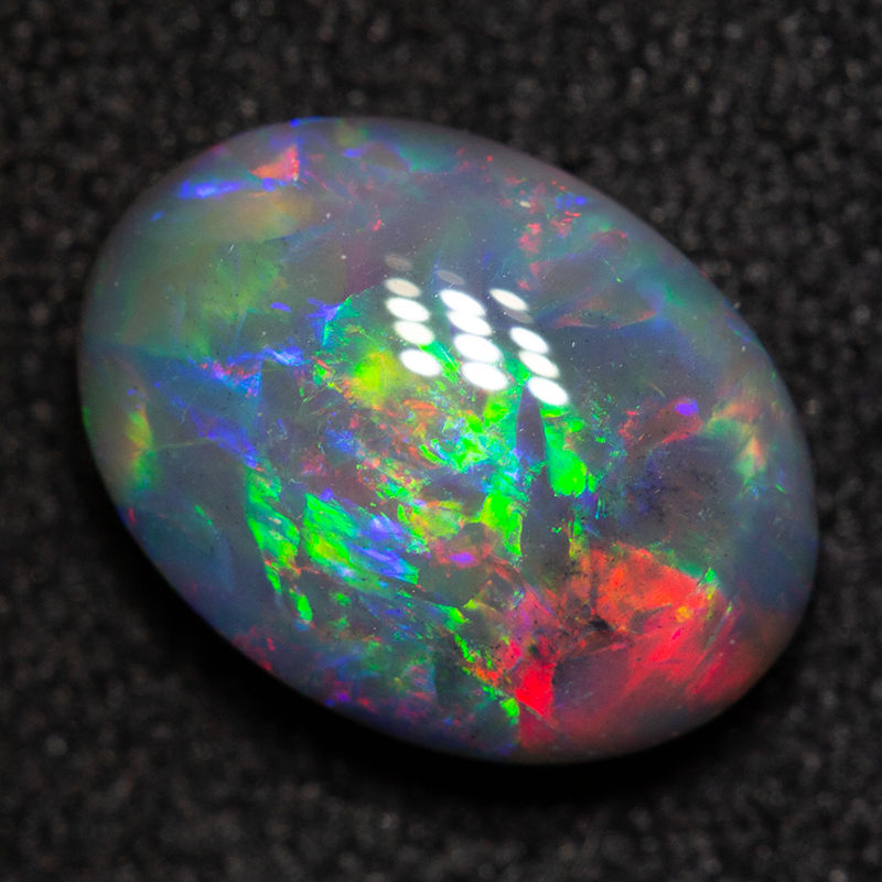 1.72 ct black opal 9.9x7.3x3.8mm