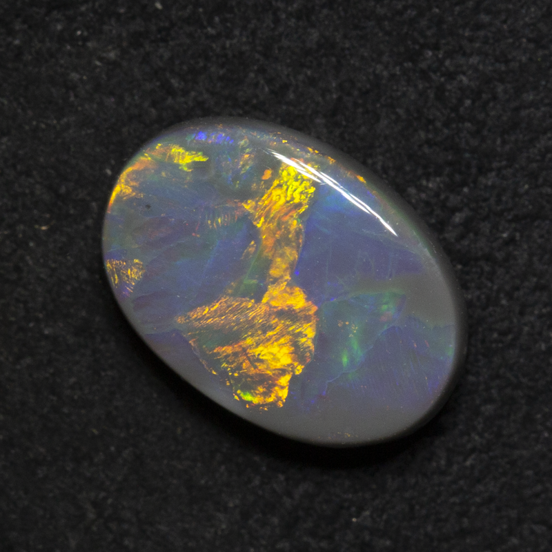 1.72 ct dark opal 10.1x7x3.7mm