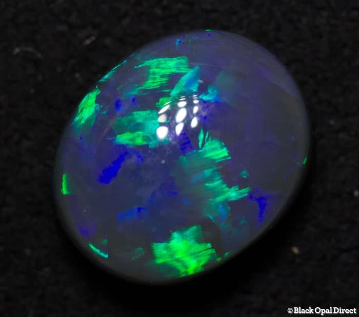 1.73 ct black opal 9x7x4.5mm