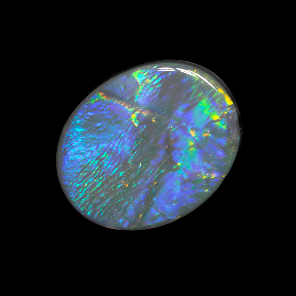 1.75 ct black opal 11x9x2.5mm