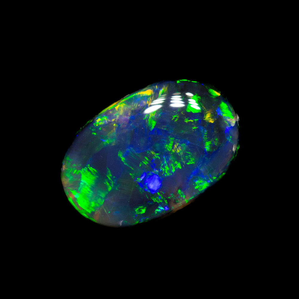1.75 ct black opal 10.4x6.8x3.7mm