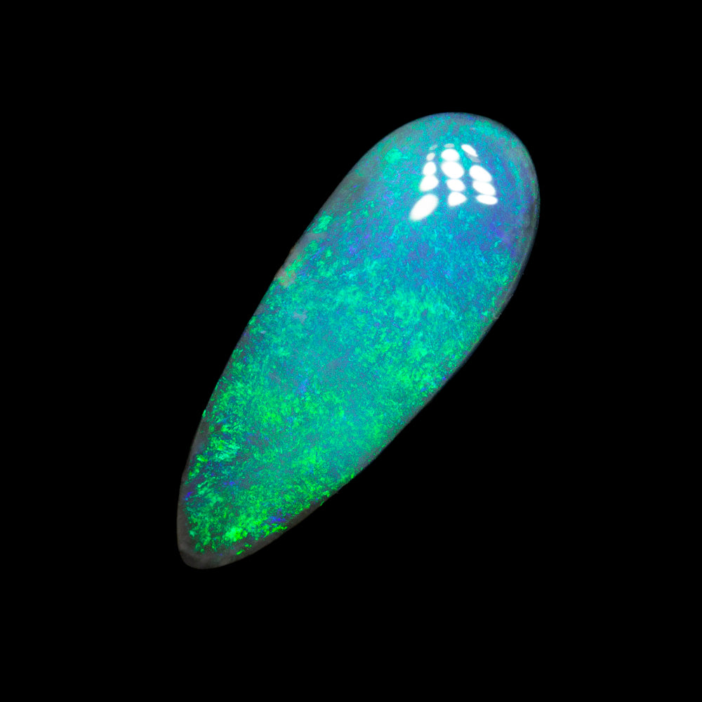 1.75 ct black opal 14x5.6x3.3mm