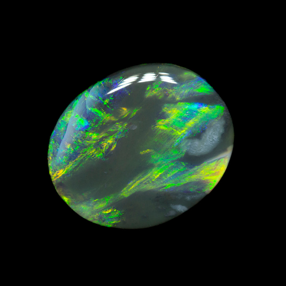 1.76 ct black opal 11.4x9.5x2.4mm