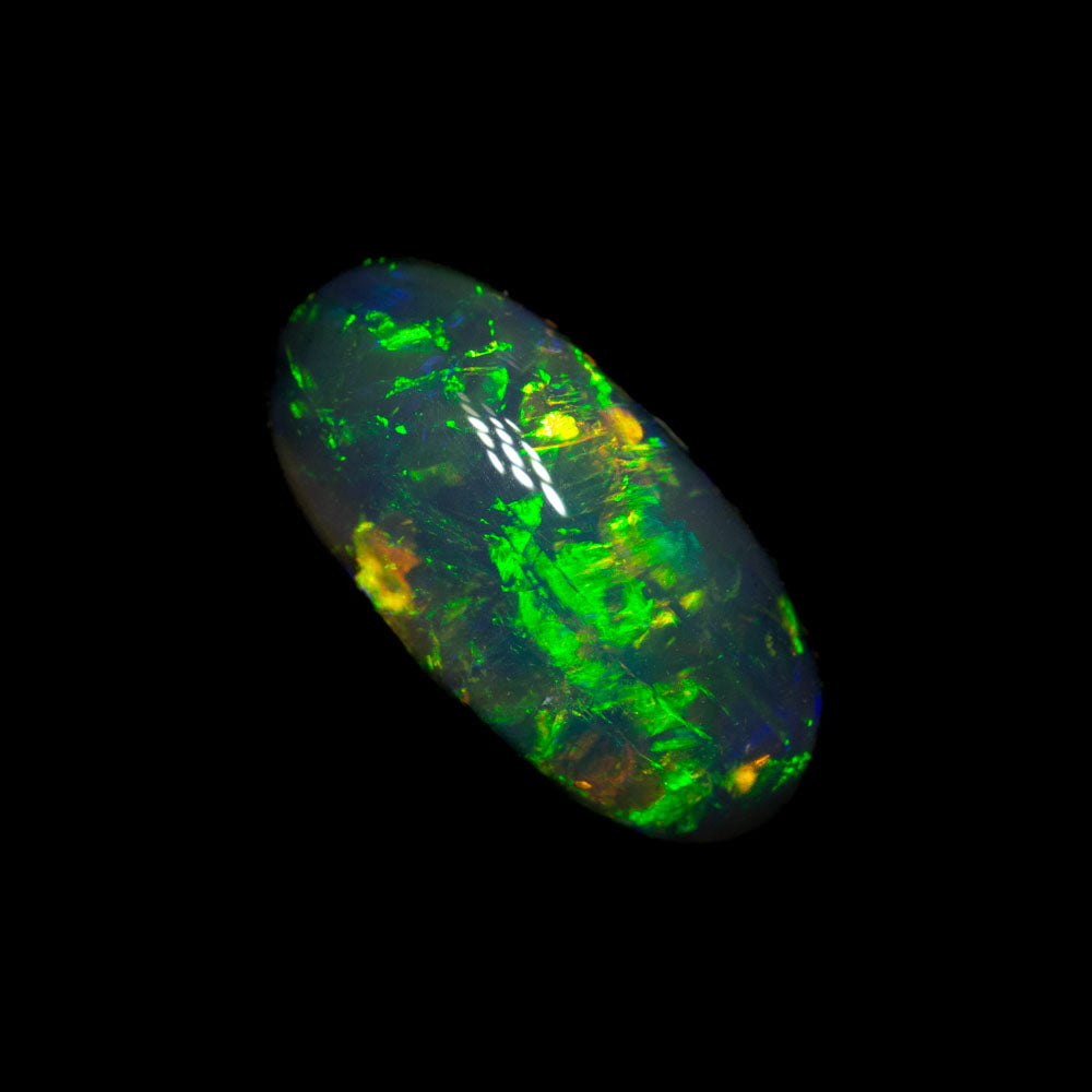 1.77 ct black opal 11x5.5x4.5mm