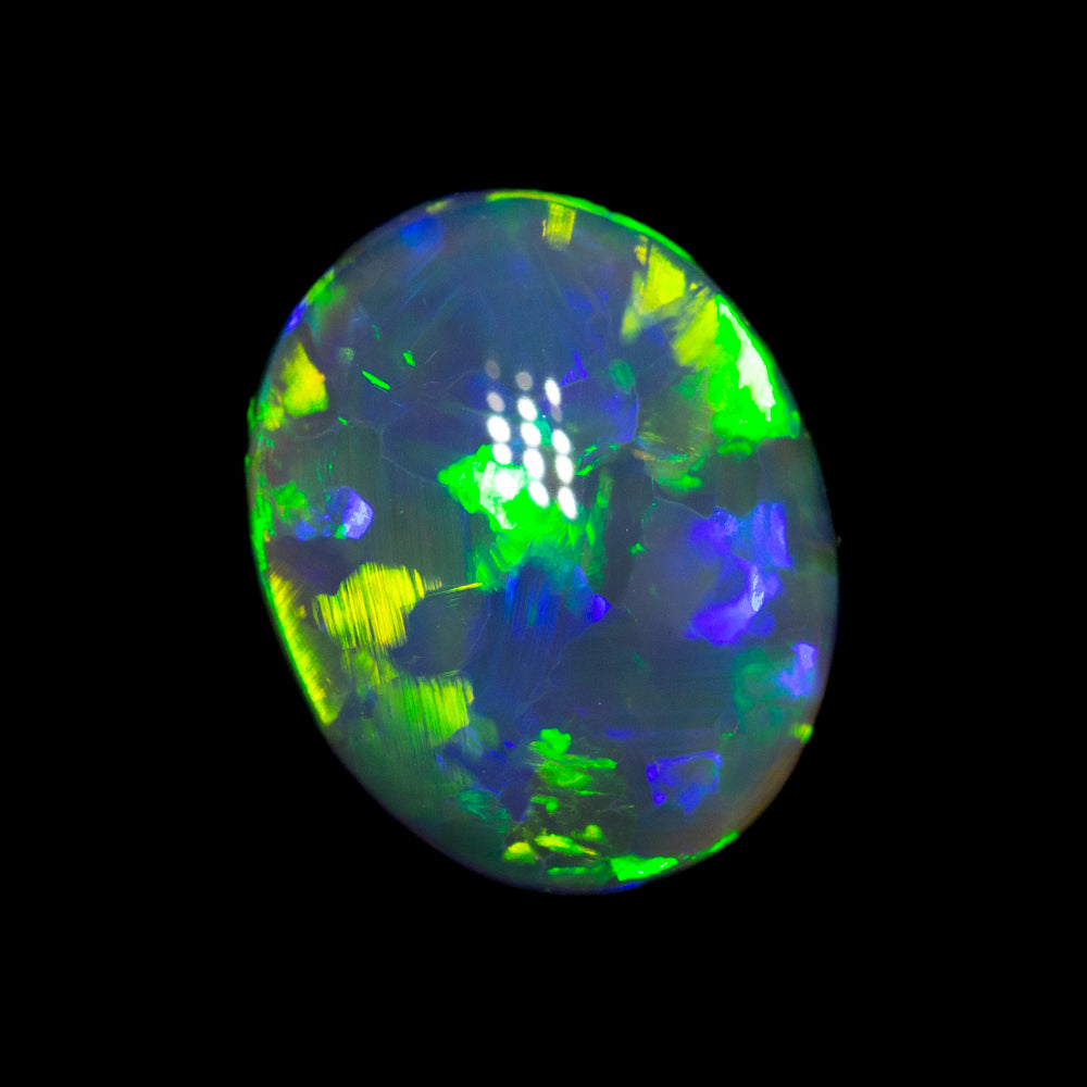 1.81 ct gem black opal 8.7x7x4.6mm