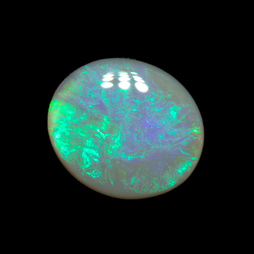 1.82 ct dark opal 9.6x8.3x3.5mm