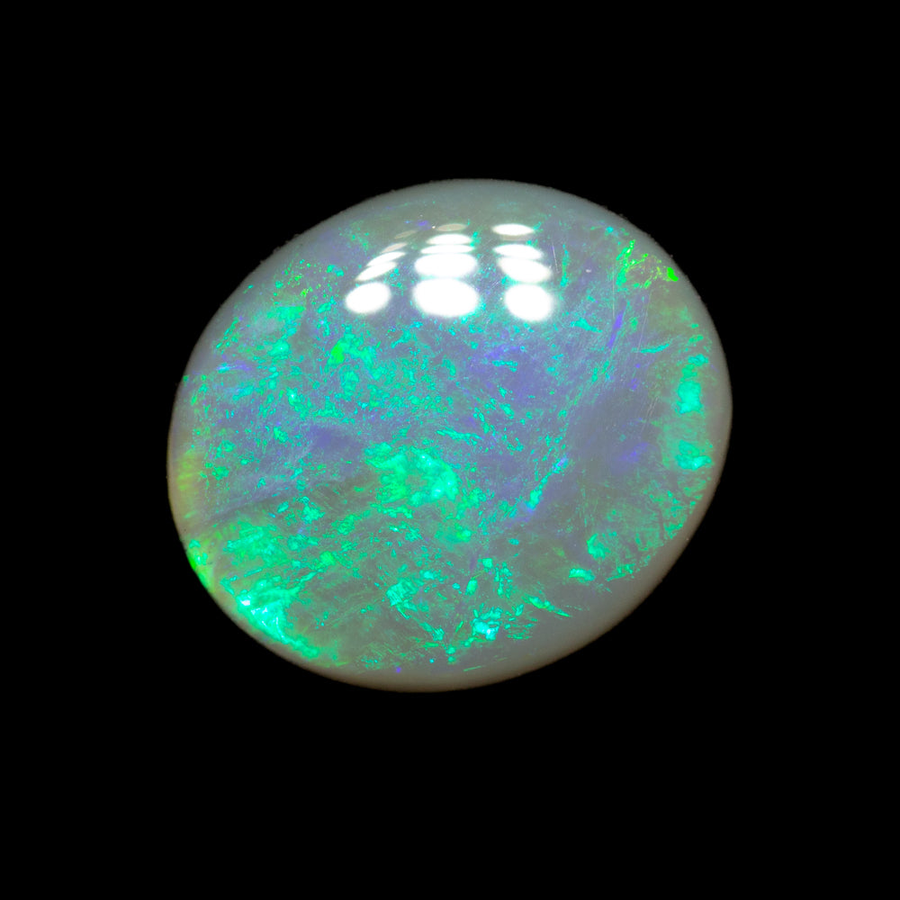 1.82 ct dark opal 9.6x8.3x3.5mm
