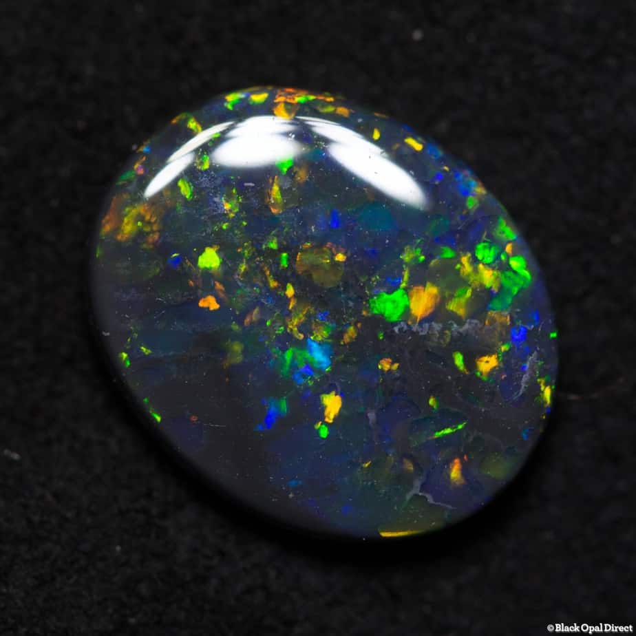 1.82 ct black opal 10.5x.5x2.5mm