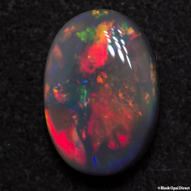 1.82 ct semi black opal 10.5x7x4mm