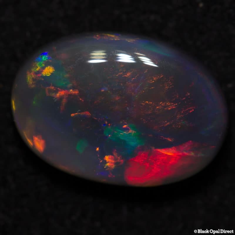1.82 ct semi black opal 10.5x7x4mm