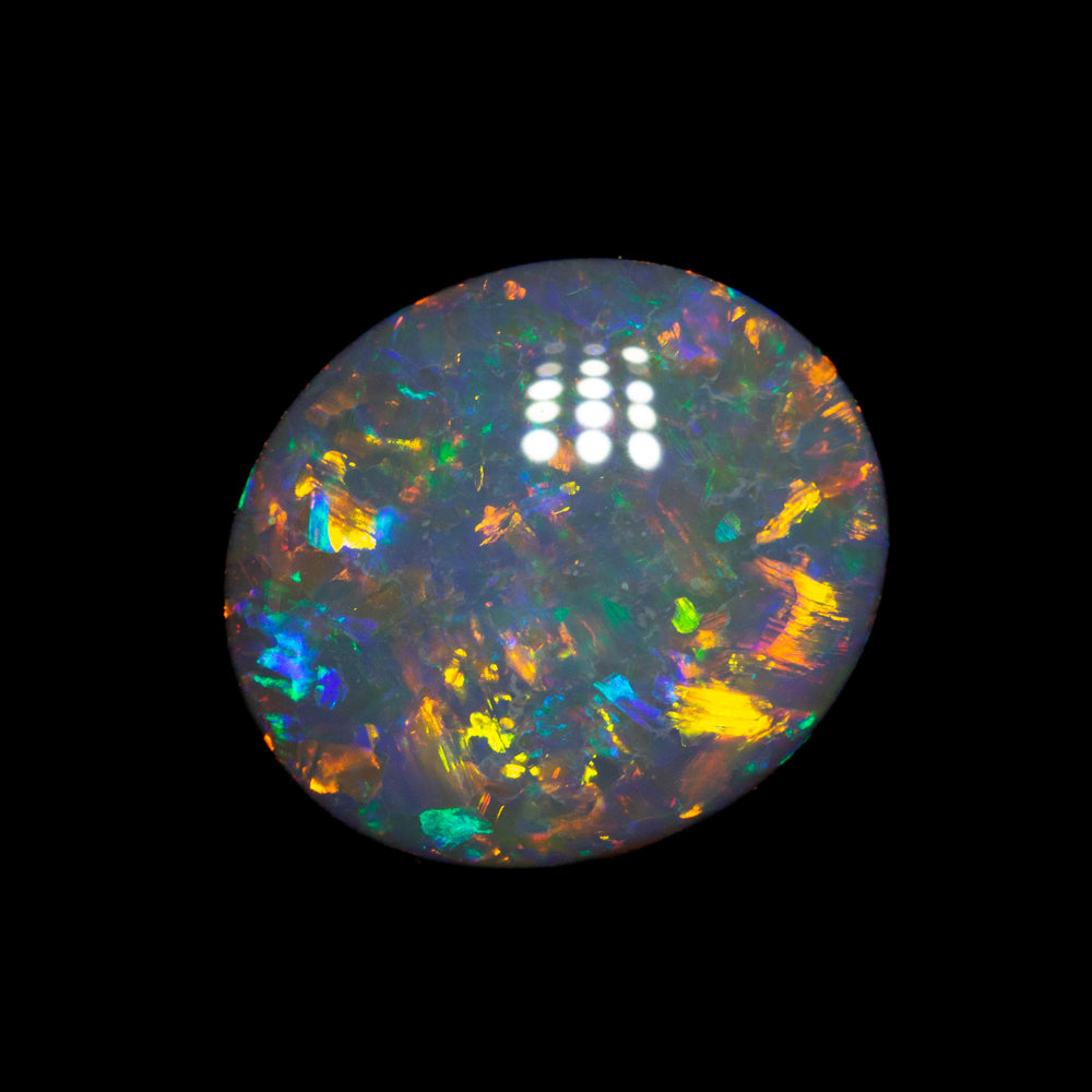 1.87 ct black opal 10x8.7x3.4mm