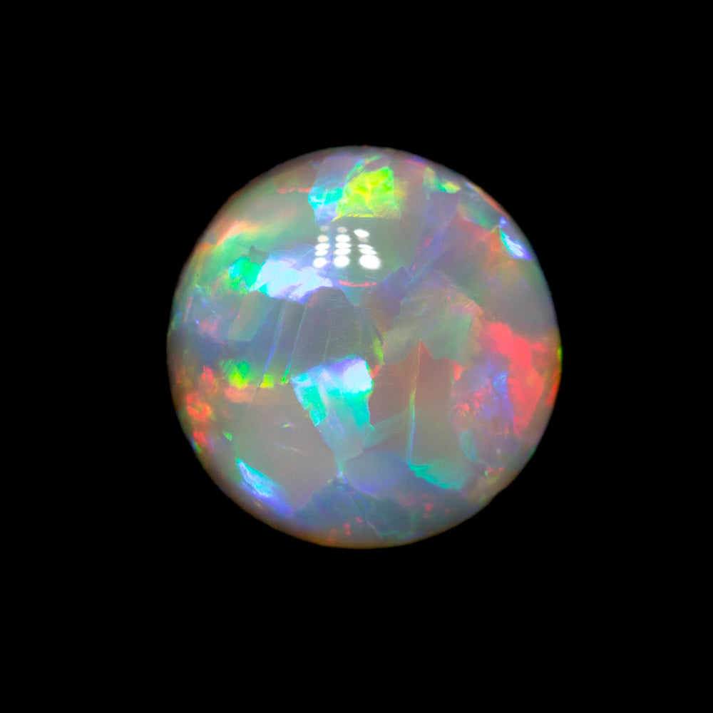 1.88 ct dark opal 9x8.8x3.7mm