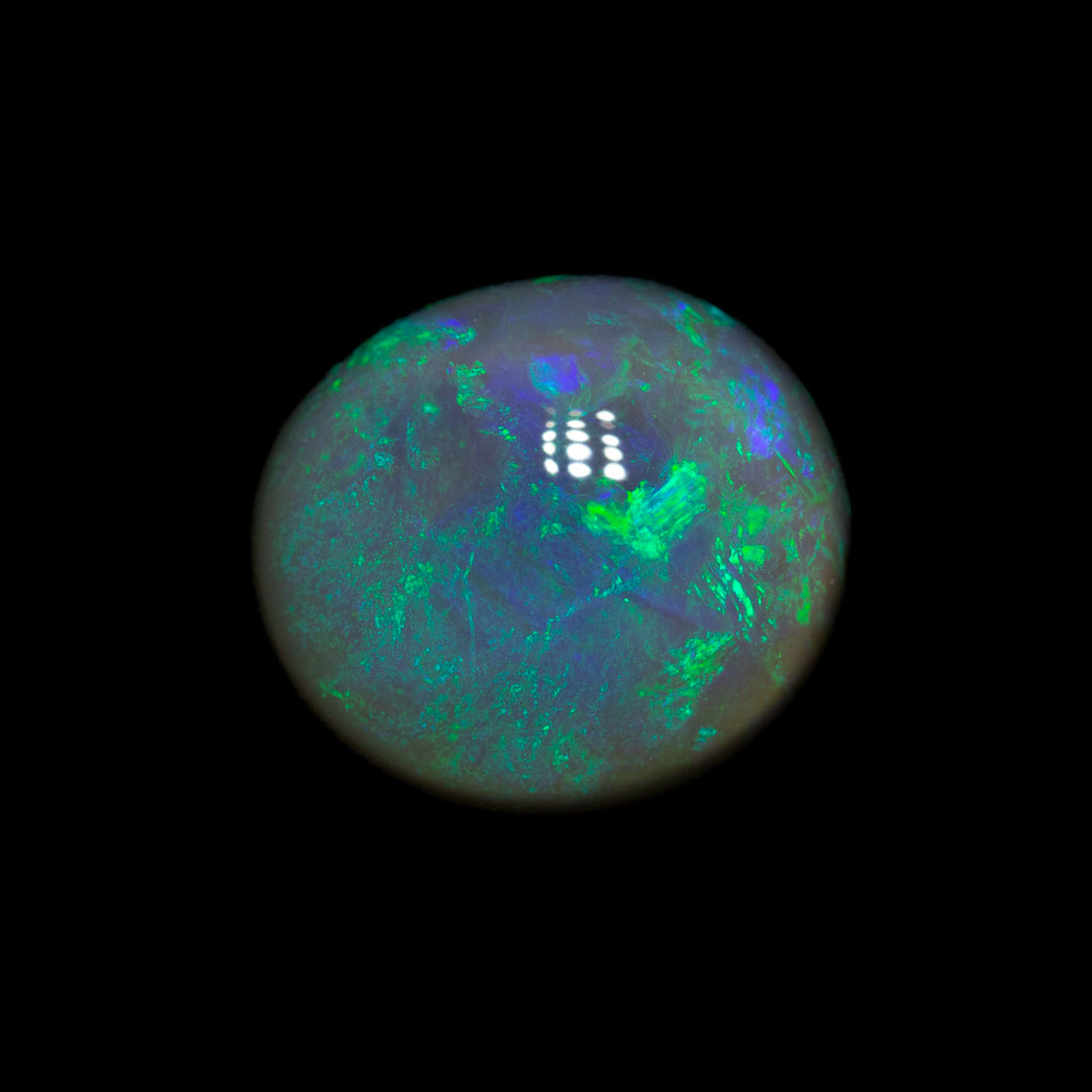 1.88 ct dark opal 8.9x7.9x4.4mm