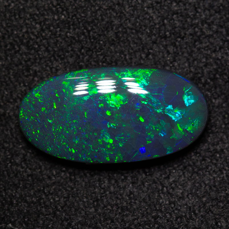 1.90 ct black opal 13.4x6.9x3mm