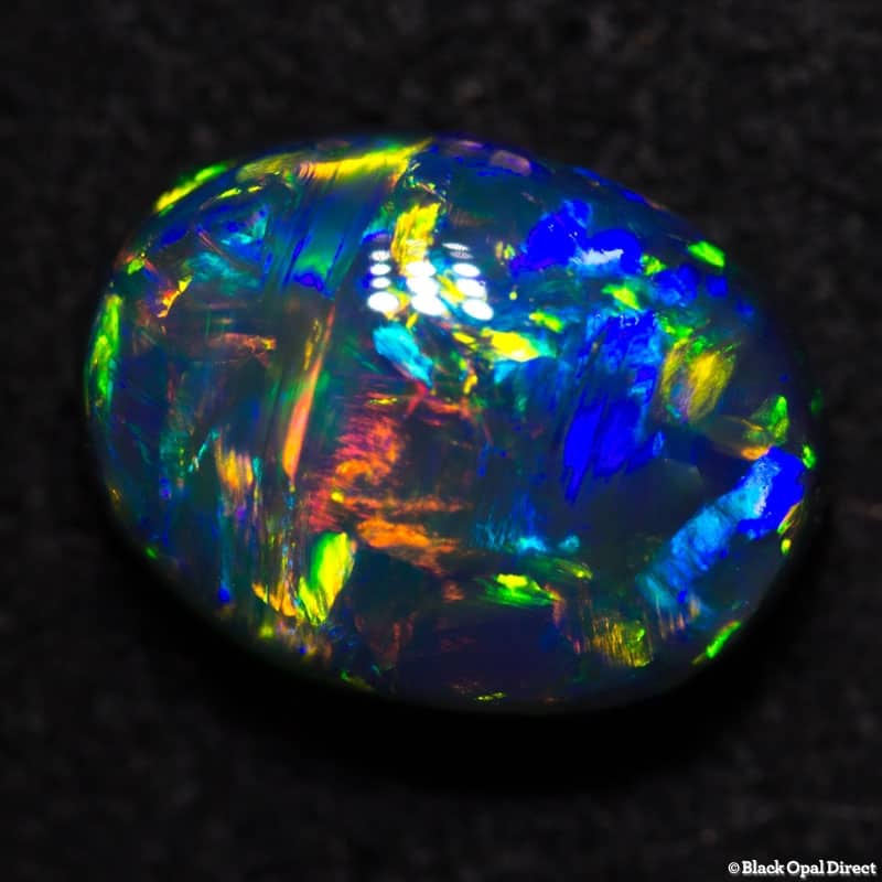 1.91 ct gem black opal collectors piece 9.5x7x4.5mm