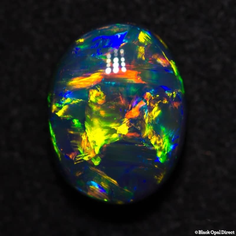 1.91 ct gem black opal collectors piece 9.5x7x4.5mm