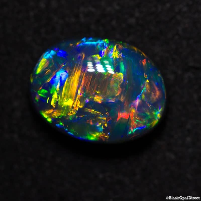 1.91 ct gem black opal collectors piece 9.5x7x4.5mm