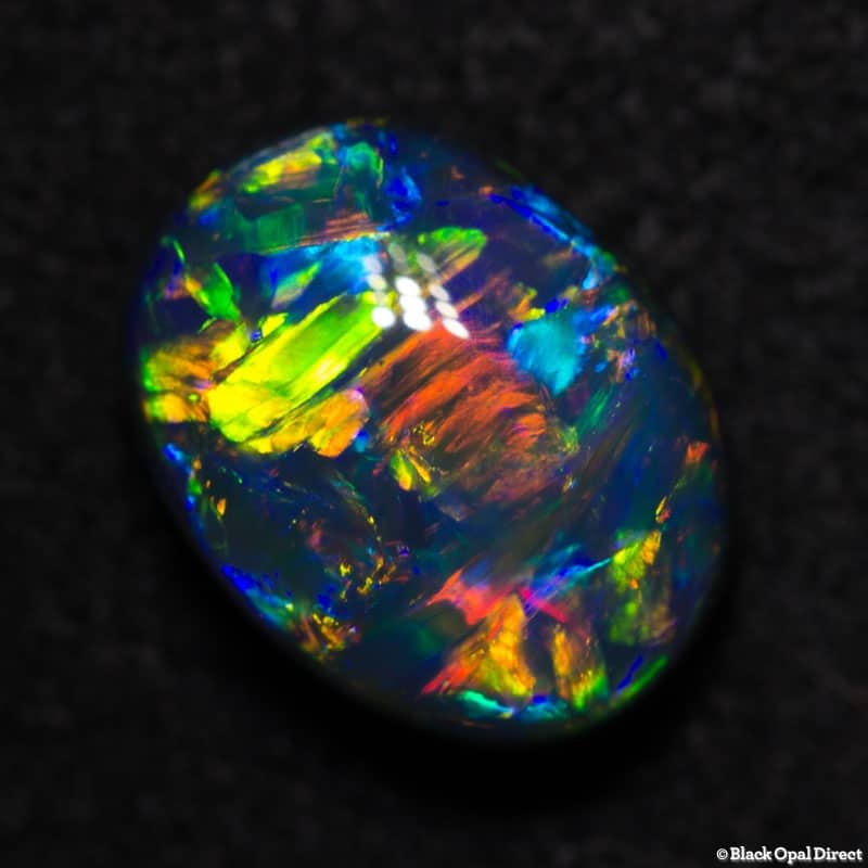 1.91 ct gem black opal collectors piece 9.5x7x4.5mm