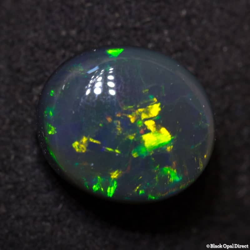 1.92 ct black opal 8.2x7.9x4.9mm