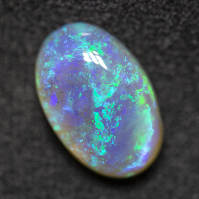 1.93 ct dark crystal opal 10.2x6.6x4.7mm