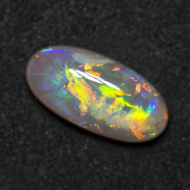 1.93 ct dark opal 12.3x6.2x4.1mm