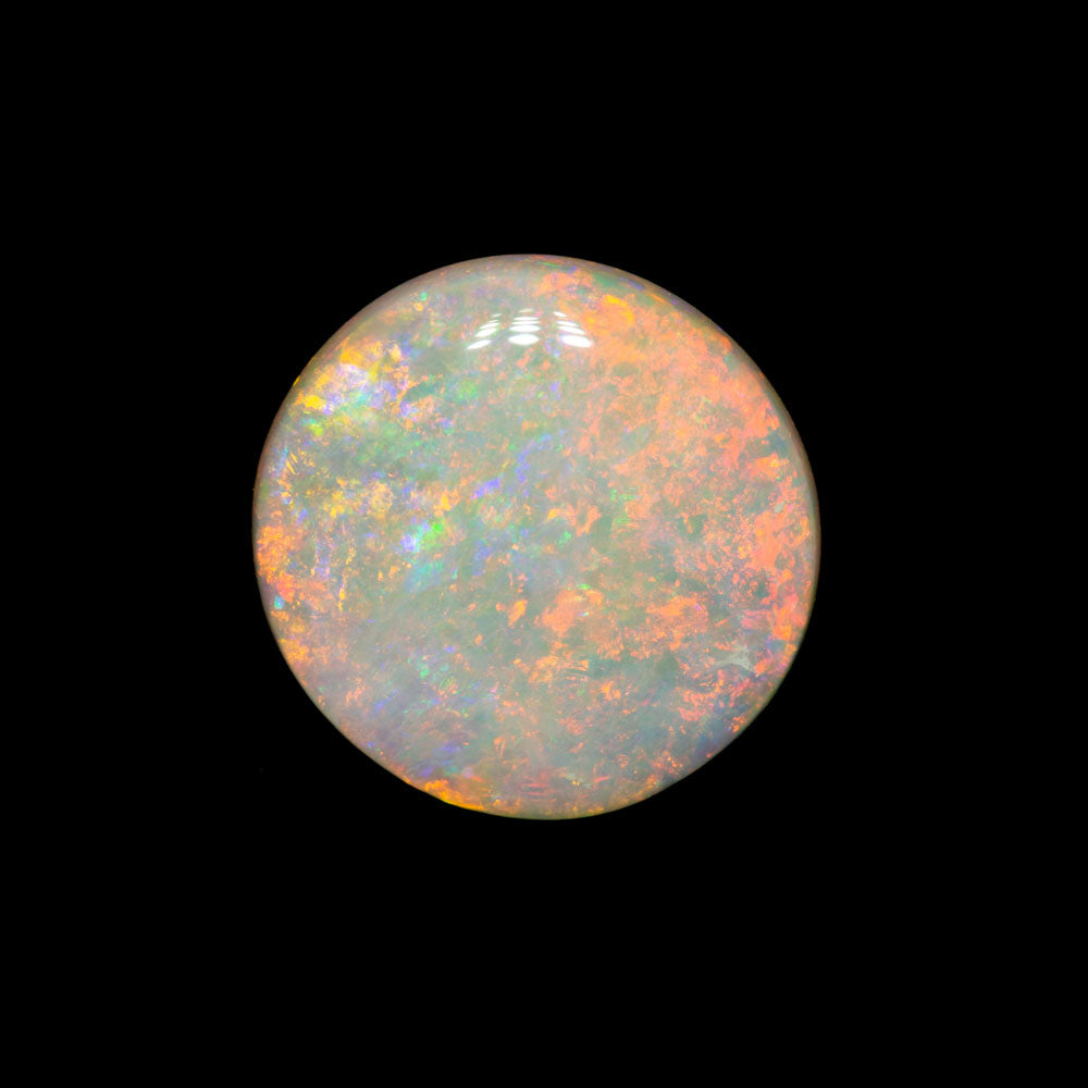 1.95 ct white opal 10.2x9.9x2.6mm