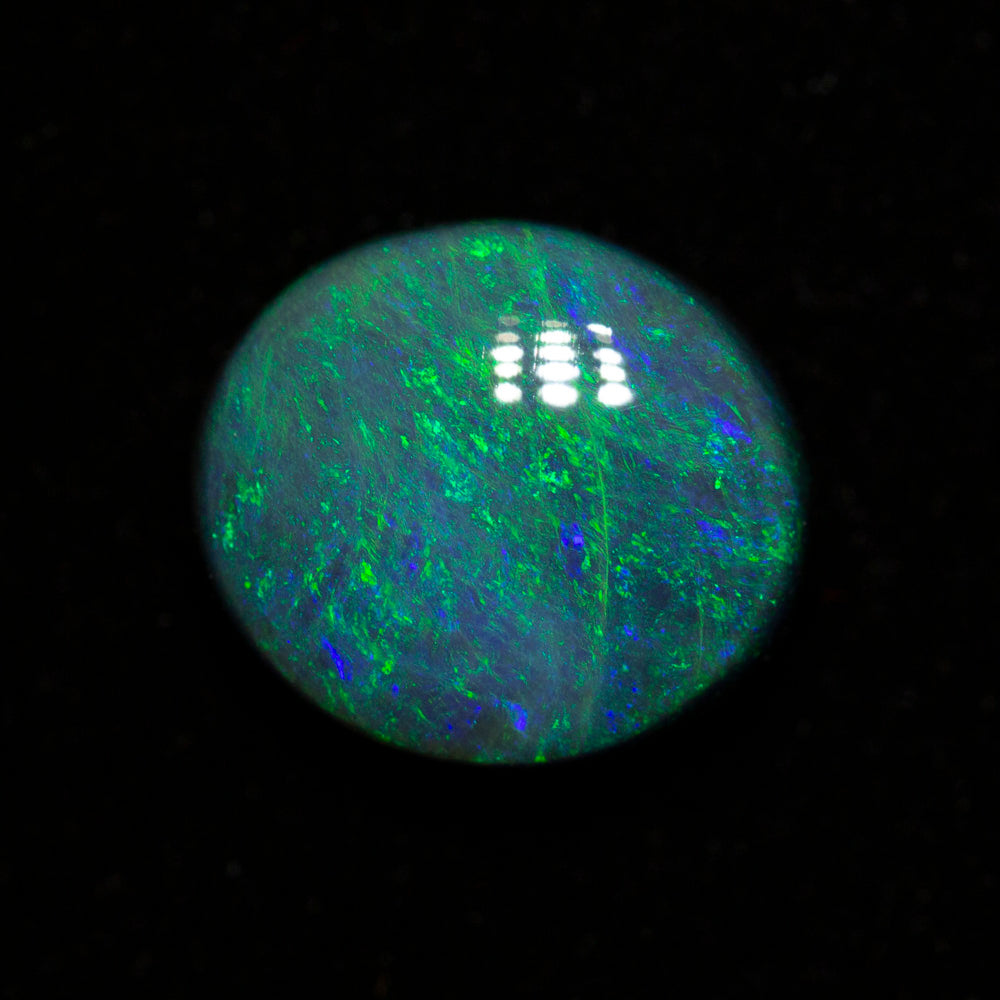 1.99 ct black opal 9.1x7.9x4.2mm