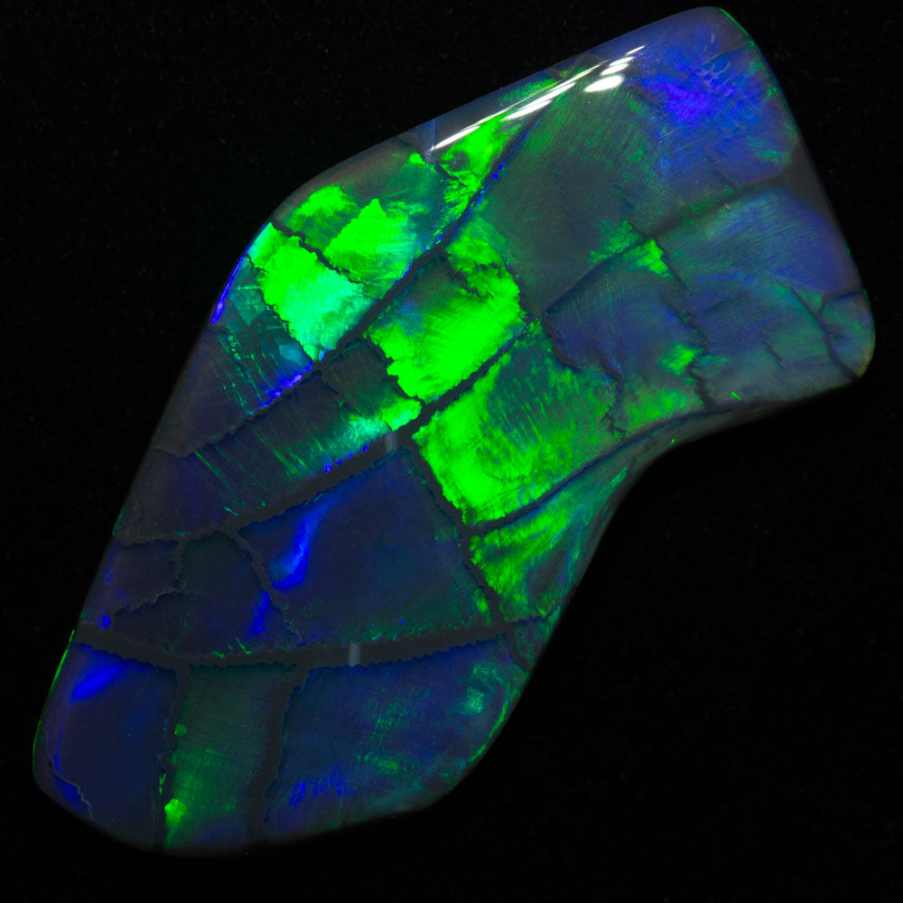 10.30 ct gem black opal 29x18x3.6mm