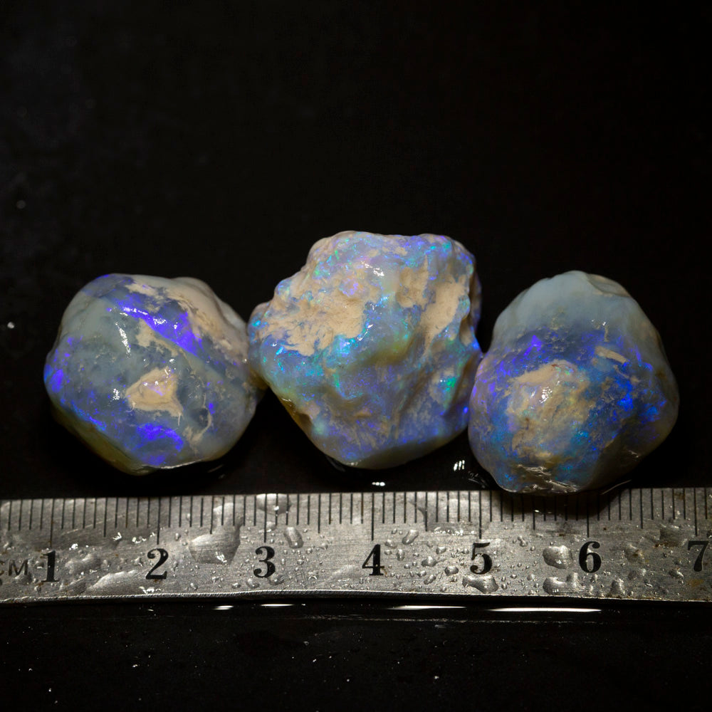 107 ct rough opal parcel 3pc