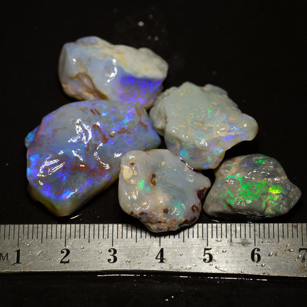109 ct rough opal parcel 5pc