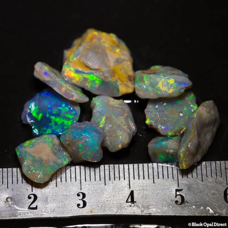 10pc 36ct rough opal parcel