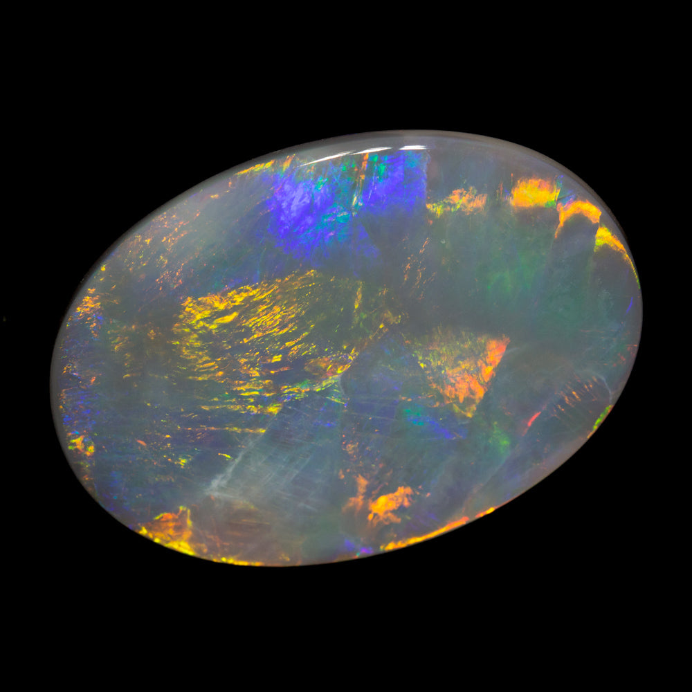 11.25 ct dark opal 25.8x18.2x3.5mm