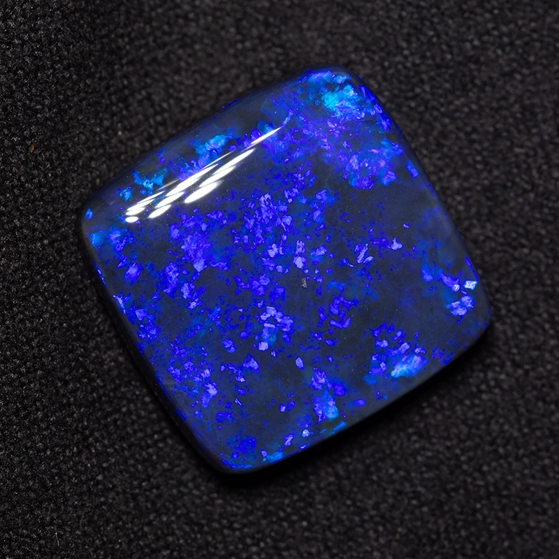11.95 ct black opal 16x15.8x6mm