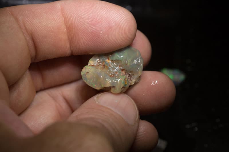 112 ct rough opal parcel 19 pieces