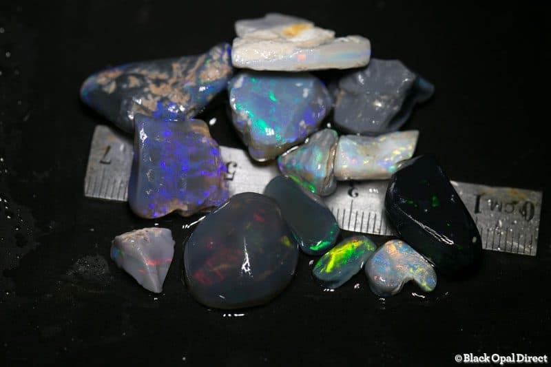 114ct rough opal parcel