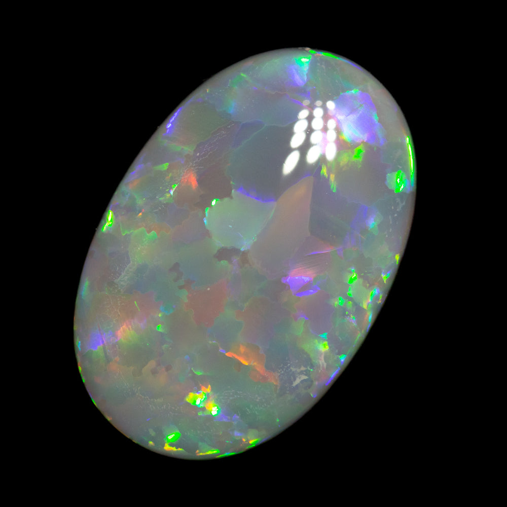 12.87 ct dark opal 21.5x14.5x6mm