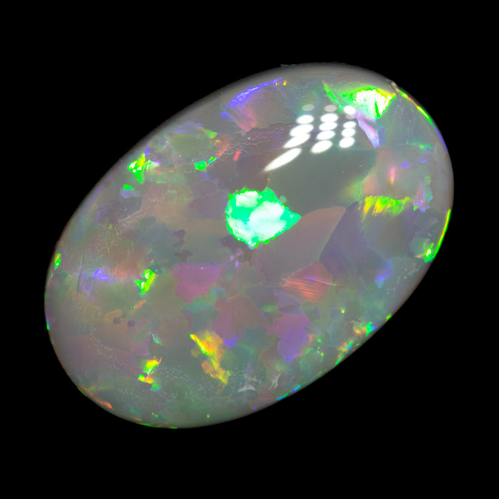 12.87 ct dark opal 21.5x14.5x6mm