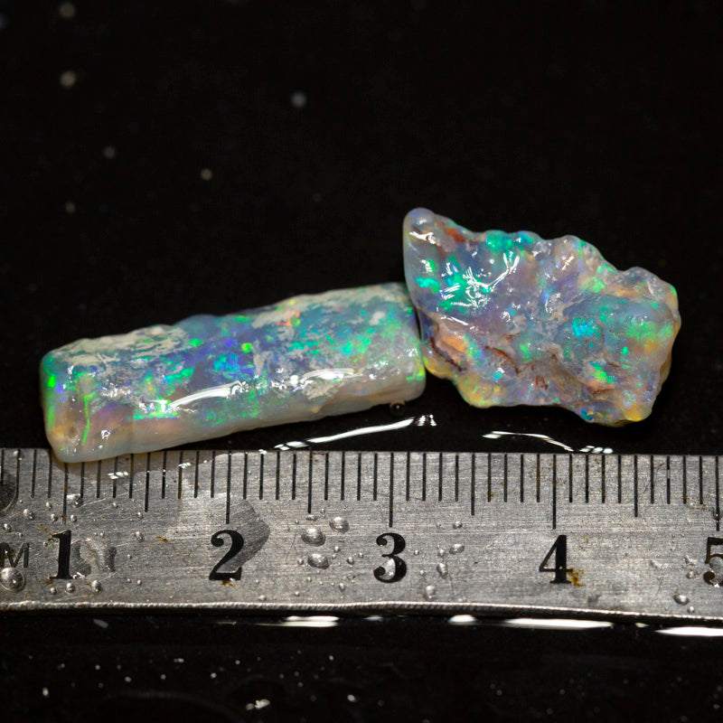 12 ct rough opal parcel 2pc