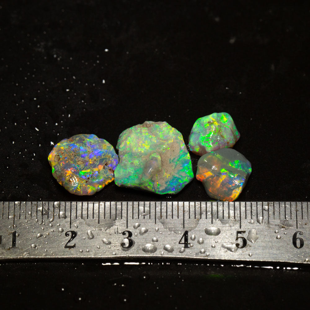13 ct rough opal parcel 4pc