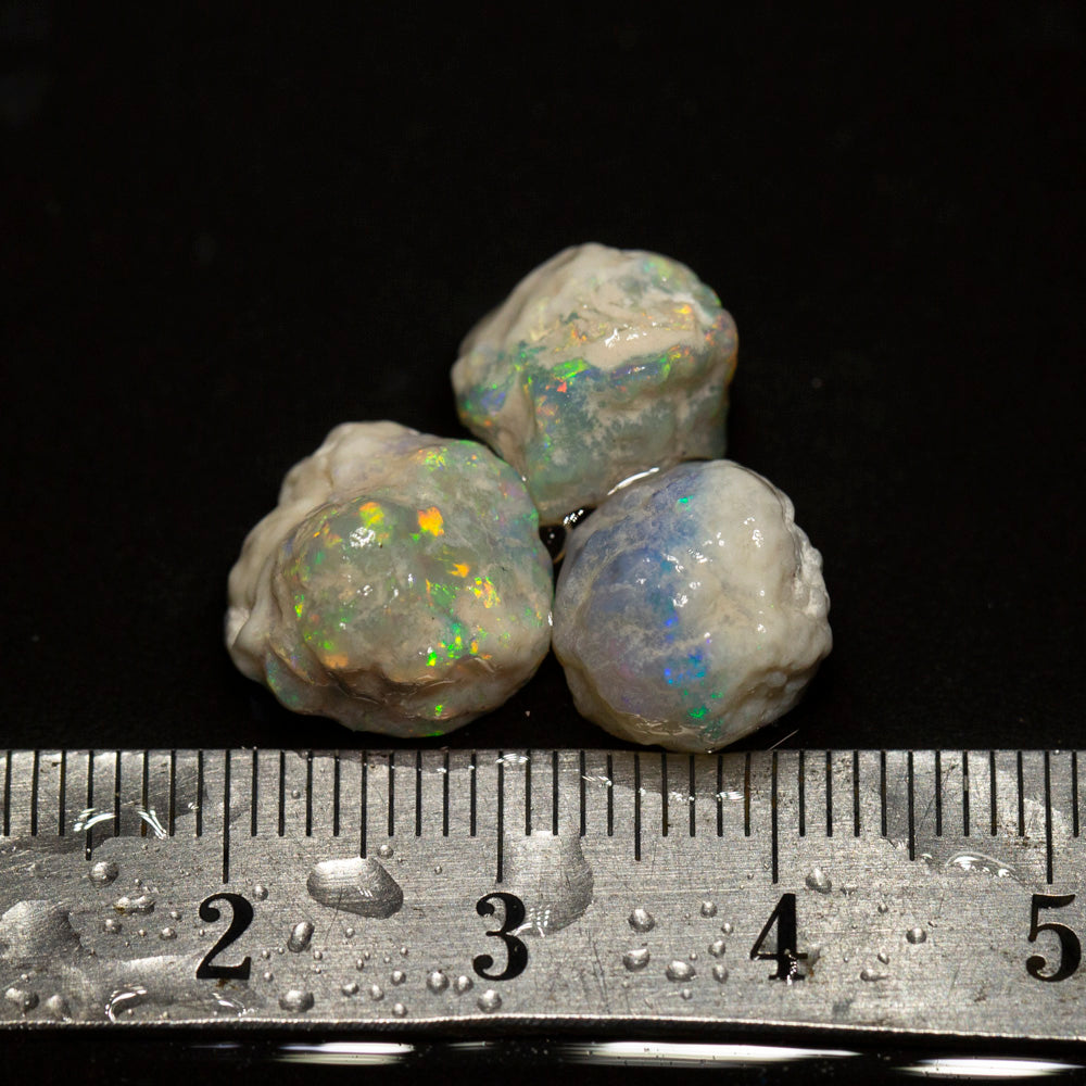 13 ct rough opal parcel 3pc