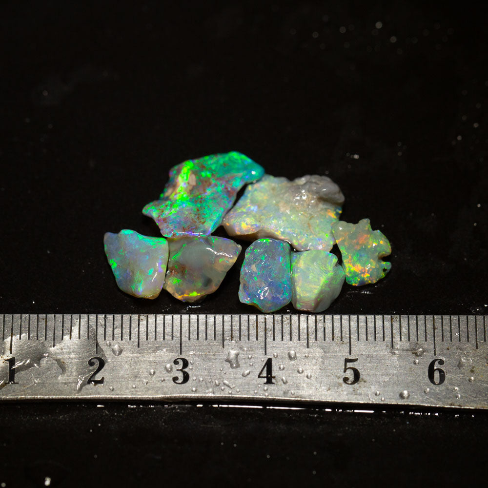13 ct rough opal piece 7pc