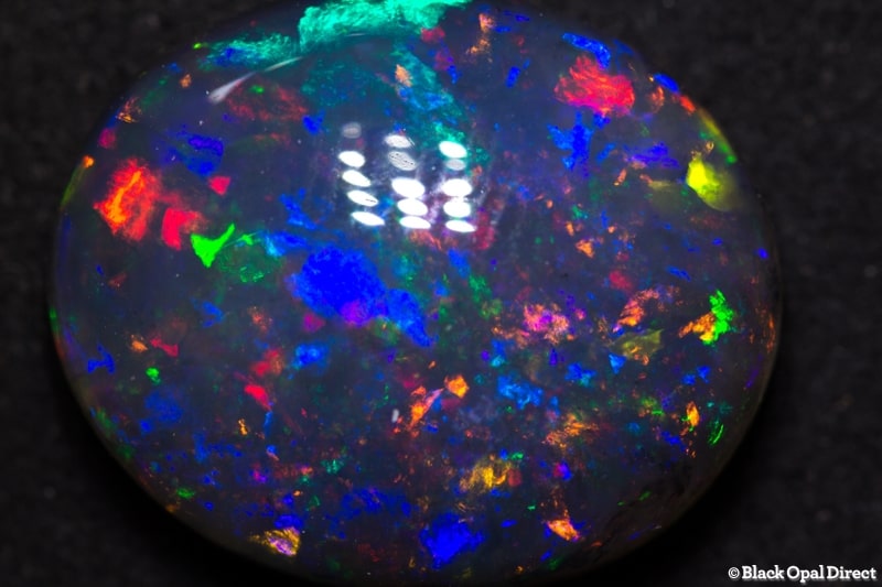 14.73ct black crystal opal