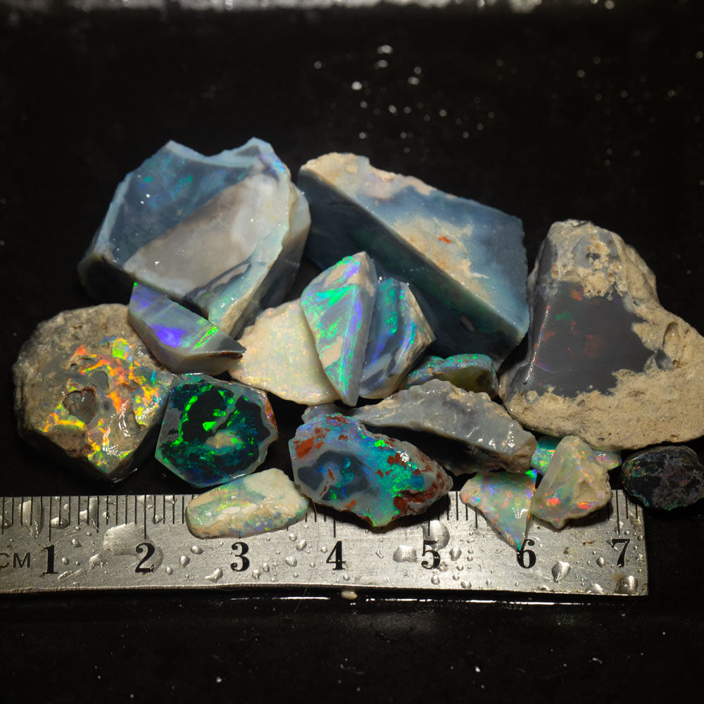 149 ct rough opal parcel 17pc