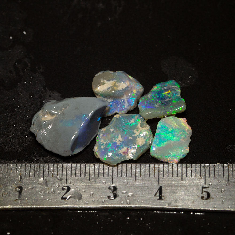 14 ct rough opal parcel 5pc