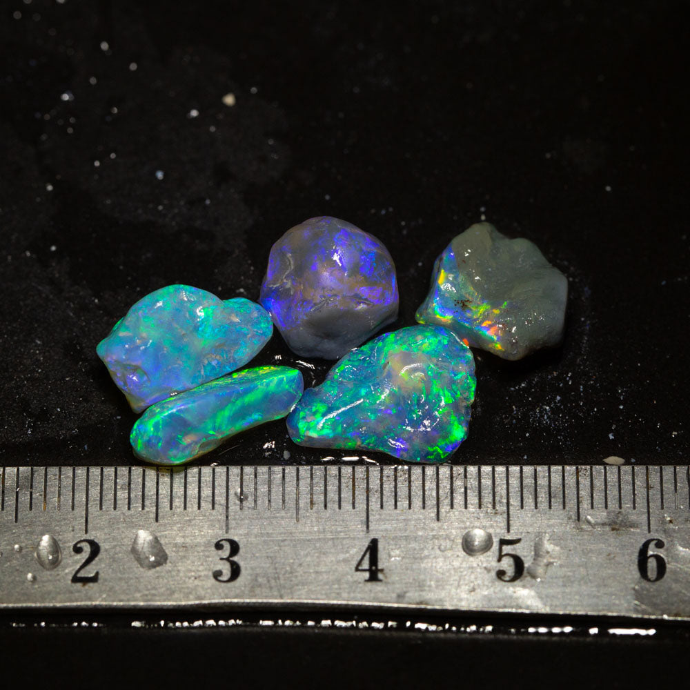 15 ct rough opal parcel 5pc