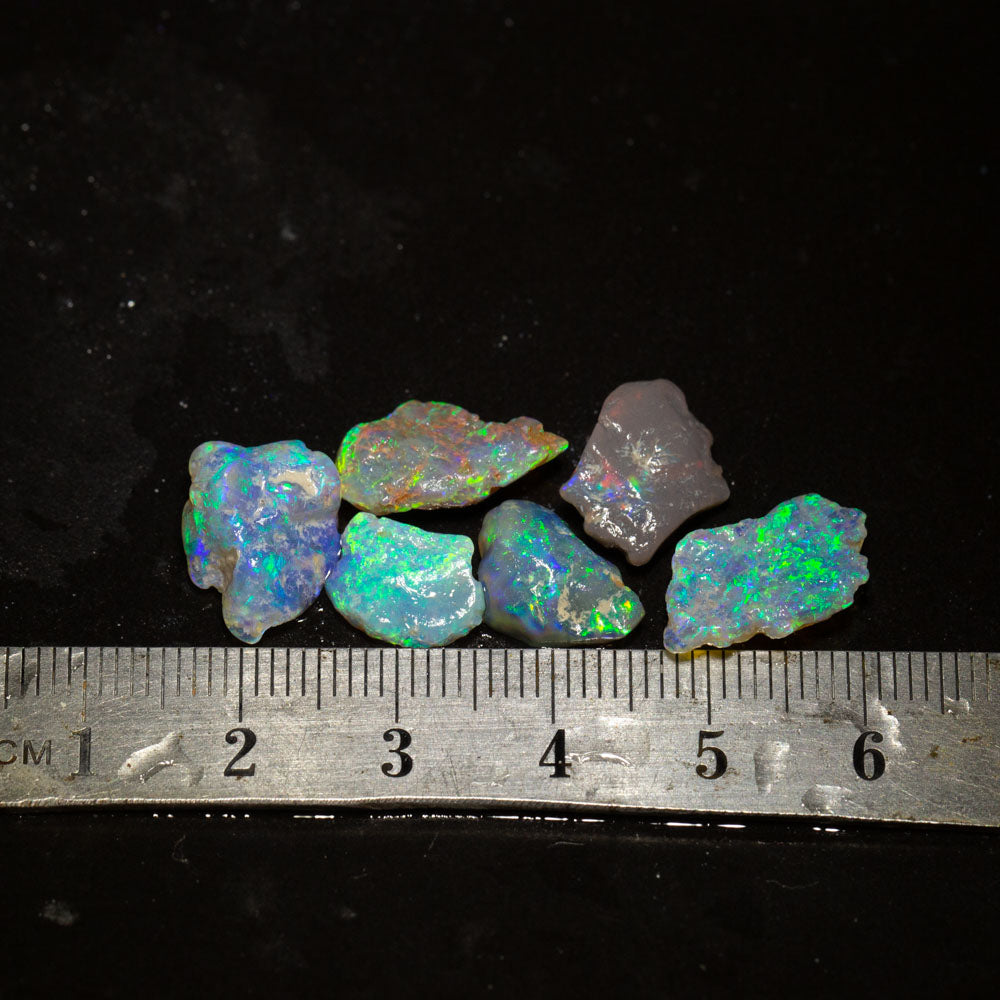 15 ct rough opal parcel 6pc