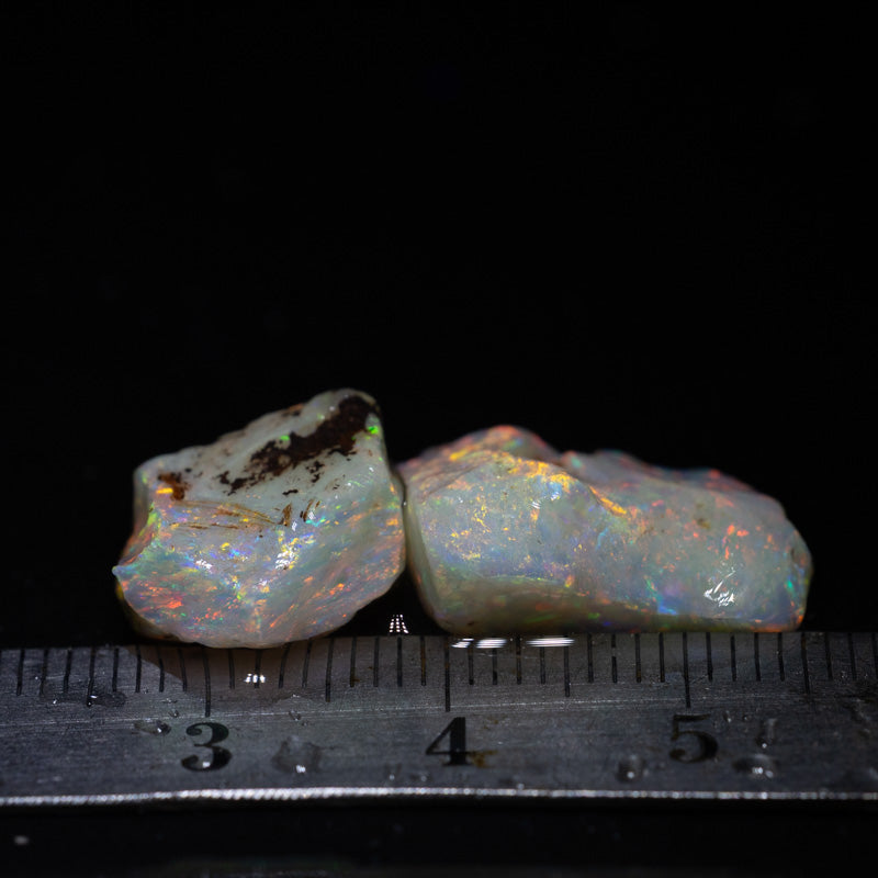 15 ct rough opal parcel 2pc